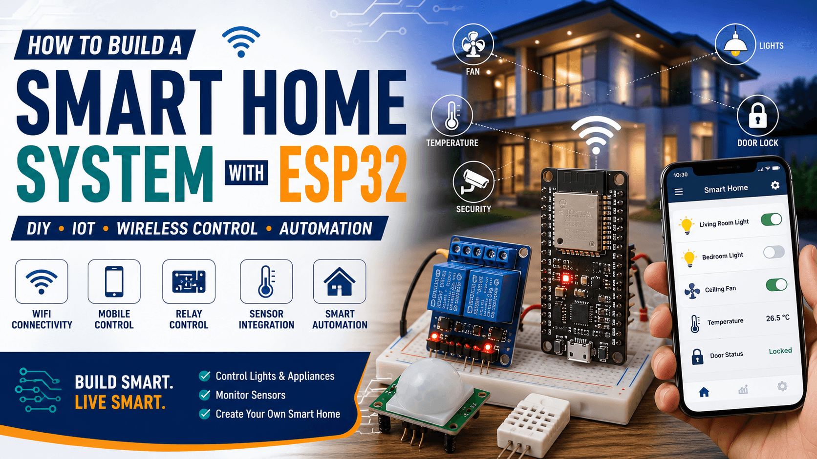 How to Build a Smart Home System with ESP32