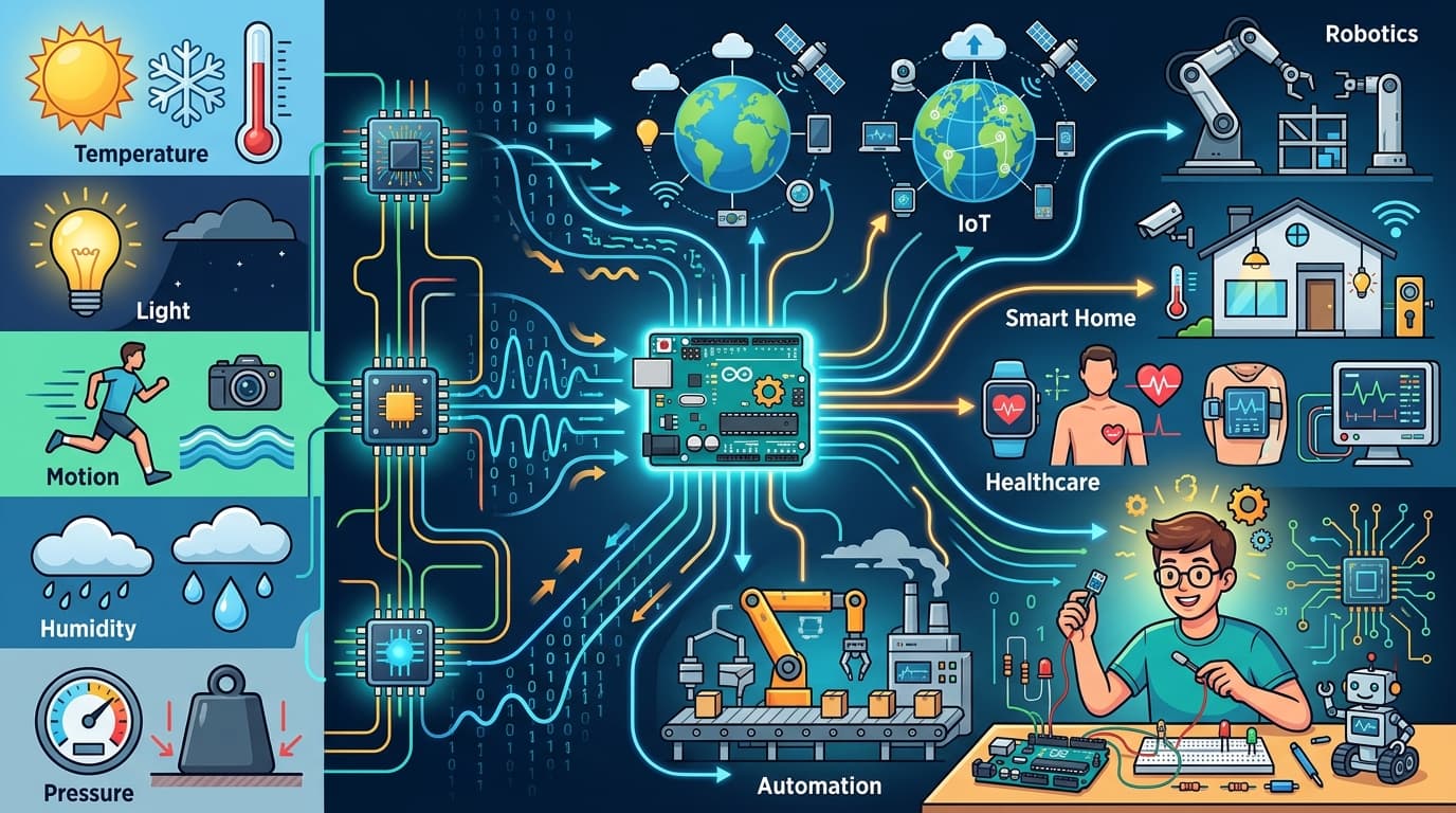 Understanding Sensors: Types, Working Principles & Applications